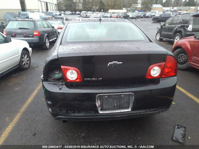 1G1ZC5EB5A4140392 - 2010 CHEVROLET MALIBU 1LT 黑色 照片 6