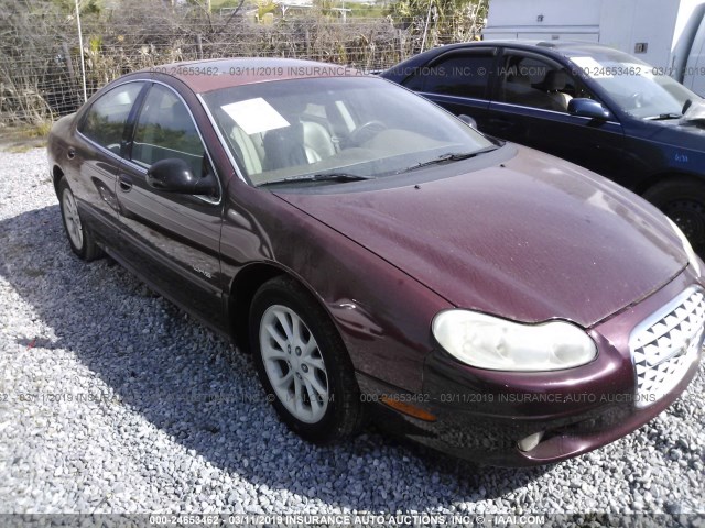 2C3HC56G9YH154651 - 2000 CHRYSLER LHS BURGUNDY photo 1