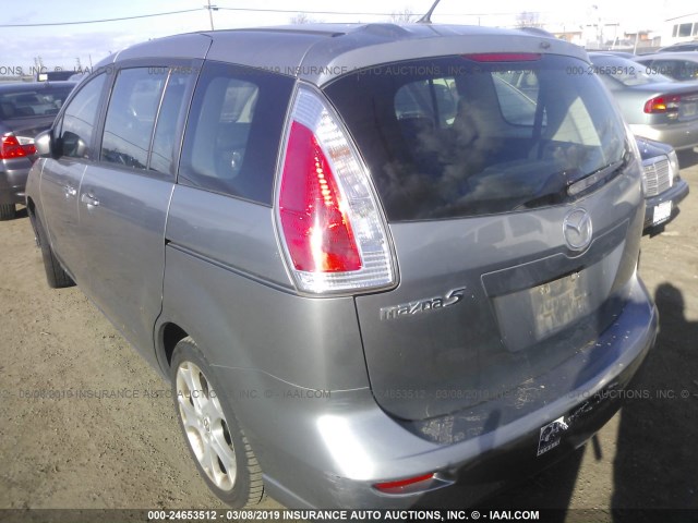 JM1CR2WL2A0362428 - 2010 MAZDA 5 SILVER photo 3