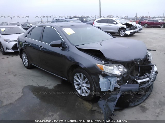 4T4BF1FK9CR178929 - 2012 TOYOTA CAMRY SE/LE/XLE GRAY photo 1