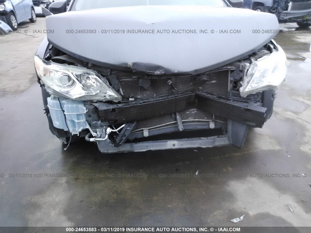 4T4BF1FK9CR178929 - 2012 TOYOTA CAMRY SE/LE/XLE GRAY photo 6