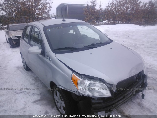 KL1TD66E29B376912 - 2009 CHEVROLET AVEO LS/LT GRAY photo 1