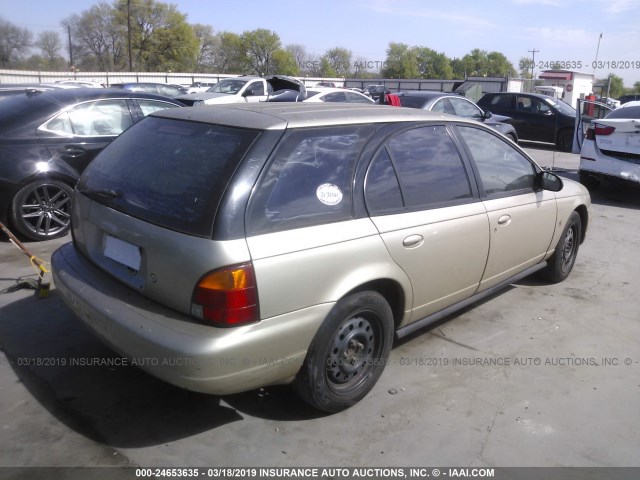 1G8ZK8271WZ210308 - 1998 SATURN SW2 BROWN photo 4