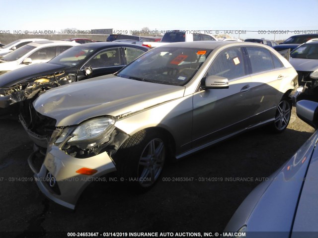 WDDHF5GB3AA222278 - 2010 MERCEDES-BENZ E 350 GOLD photo 2