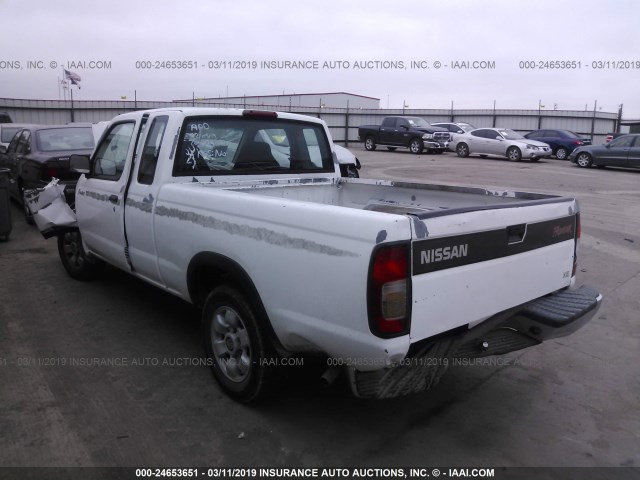 1N6DD26SXWC379880 - 1998 NISSAN FRONTIER KING CAB XE/KING CAB SE WHITE photo 3