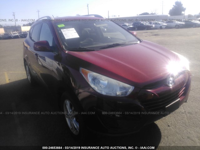 KM8JU3AC6AU110494 - 2010 HYUNDAI TUCSON GLS/LIMITED წითელი ფოტო 1