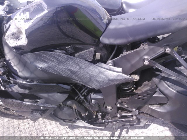 JKAZX4R179A006045 - 2009 KAWASAKI ZX600 R BLACK photo 9