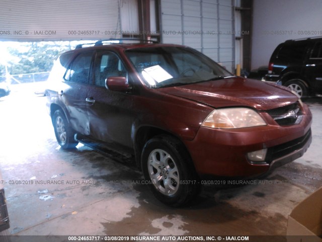 2HNYD18672H522980 - 2002 ACURA MDX TOURING RED photo 1