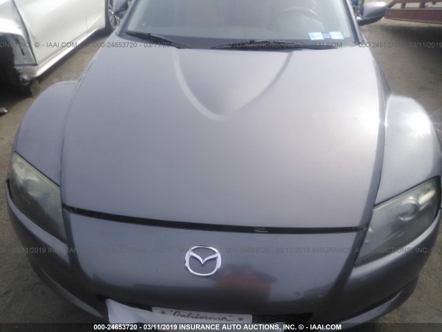 JM1FE173860204801 - 2006 MAZDA RX8 GRAY photo 6