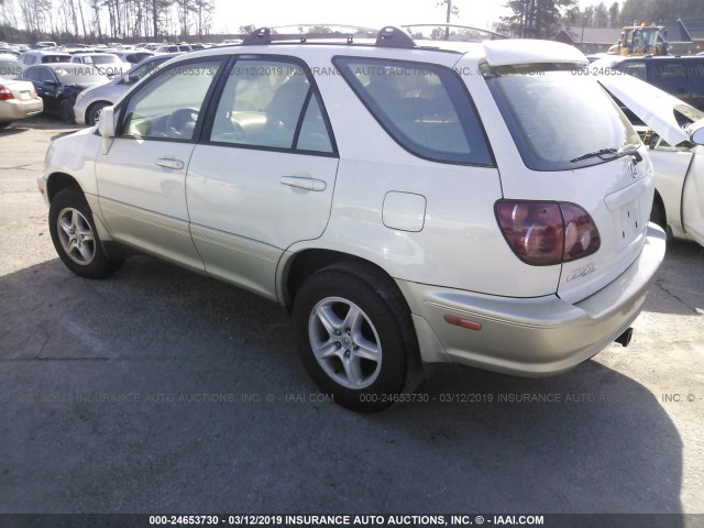 JT6GF10UXX0028511 - 1999 LEXUS RX 300 WHITE photo 3