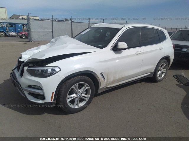 5UXTR9C51JLD69742 - 2018 BMW X3 XDRIVEM40I WHITE photo 2