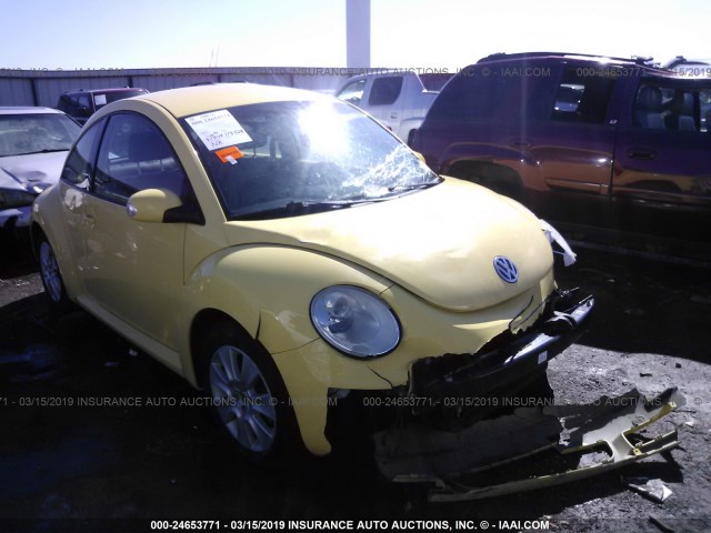 3VWPW31C59M500654 - 2009 VOLKSWAGEN NEW BEETLE S YELLOW photo 1