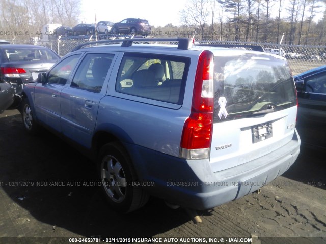 YV1SZ58D821053698 - 2002 VOLVO V70 XC Light Blue photo 3