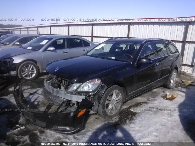 WDDHH8HB0BA257324 - 2011 MERCEDES-BENZ E 350 4MATIC WAGON BLACK photo 2