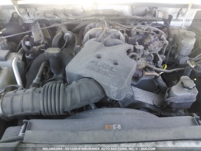 1FTYR10E59PA18217 - 2009 FORD RANGER WHITE photo 10