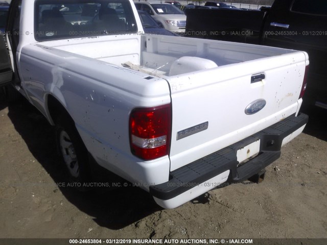 1FTYR10E59PA18217 - 2009 FORD RANGER WHITE photo 8