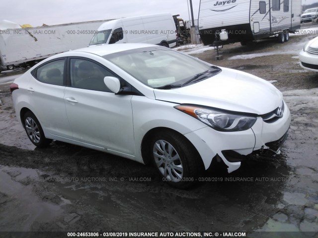 5NPDH4AE0BH035994 - 2011 HYUNDAI ELANTRA GLS/LIMITED WHITE photo 1