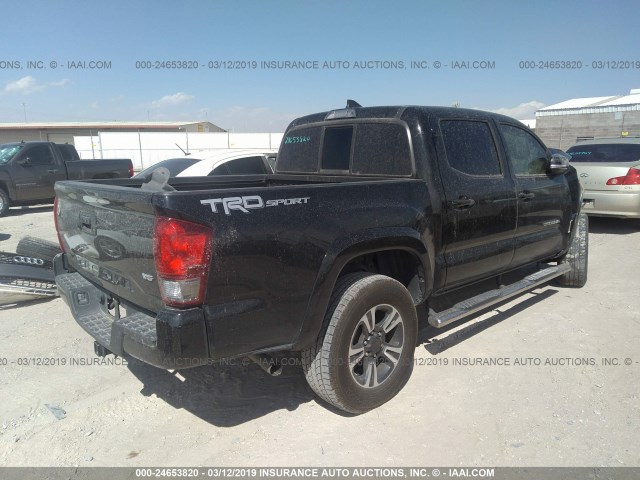 5TFAZ5CN2GX005569 - 2016 TOYOTA TACOMA DBL CAB/SR5/TRD SPORT/OR BLACK photo 4