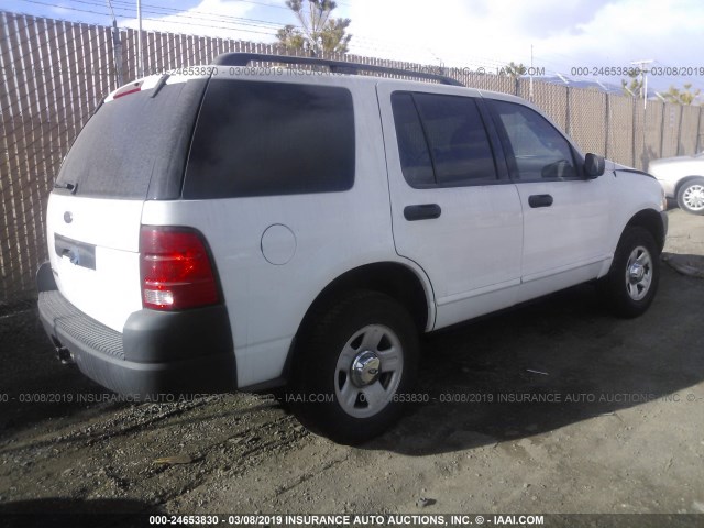 1FMZU72K93ZB05683 - 2003 FORD EXPLORER XLS/XLS SPORT WHITE photo 4