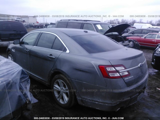 1FAHP2H89EG121263 - 2014 FORD TAURUS SEL GRAY photo 3