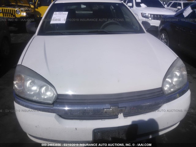 1G1ZT54885F135882 - 2005 CHEVROLET MALIBU LS WHITE photo 6