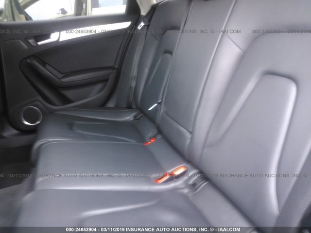 WAUFFAFL4CN018389 - 2012 AUDI A4 PREMIUM PLUS GRAY photo 8