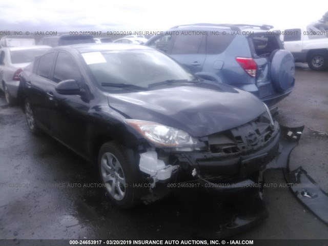 JM1BL1UFXC1606425 - 2012 MAZDA 3 I BLACK photo 1