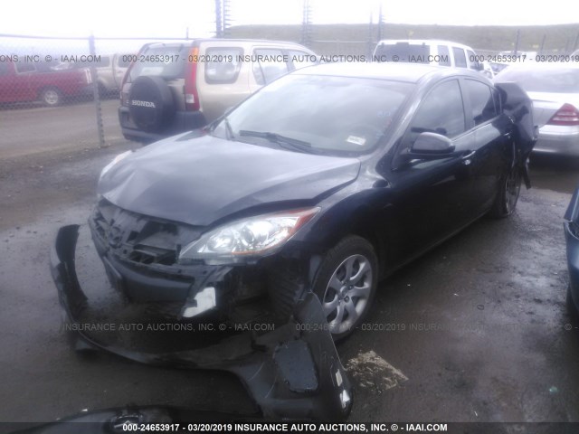 JM1BL1UFXC1606425 - 2012 MAZDA 3 I BLACK photo 2