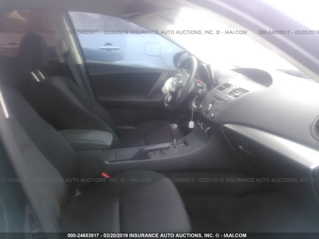 JM1BL1UFXC1606425 - 2012 MAZDA 3 I BLACK photo 5