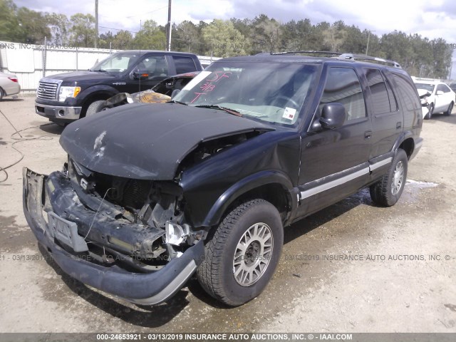 1GKDT13W6S2527860 - 1995 GMC JIMMY BLACK photo 2