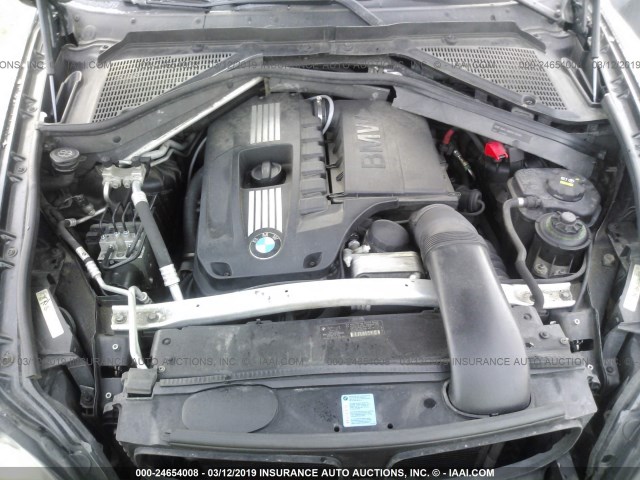 5UXFG43569L223920 - 2009 BMW X6 XDRIVE35I BLACK photo 10