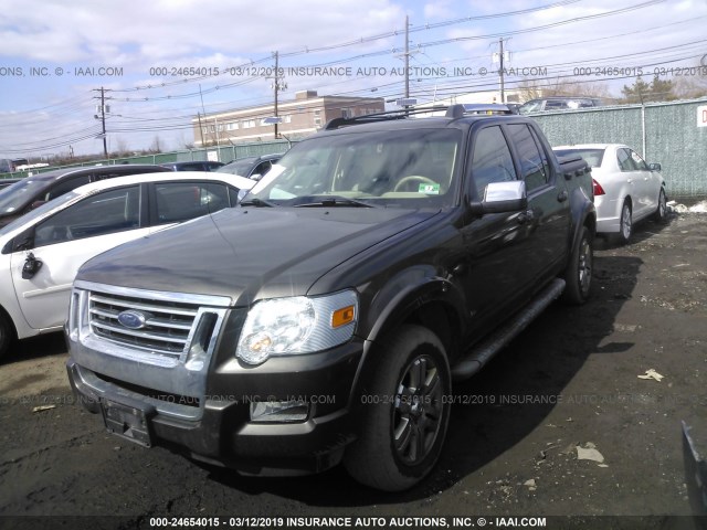 1FMEU53E18UA17324 - 2008 FORD EXPLORER SPORT TR LIMITED BROWN photo 2