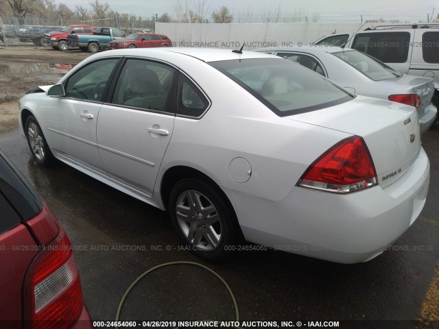 2G1WB5E35F1161292 - 2015 CHEVROLET IMPALA LIMITED LT WHITE photo 3