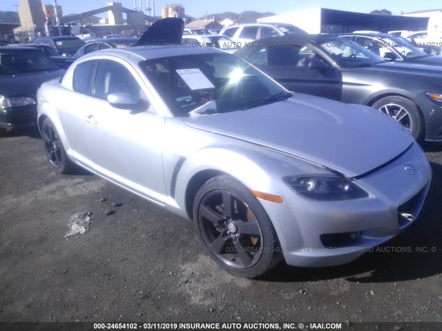 JM1FE173640133952 - 2004 MAZDA RX8 SILVER photo 1