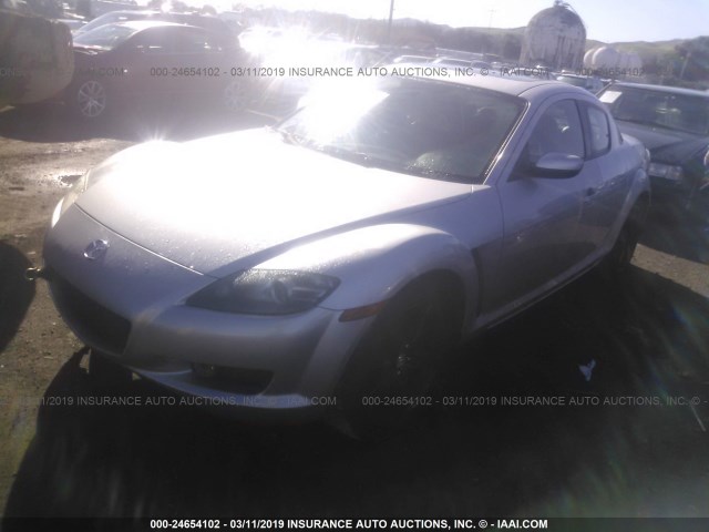 JM1FE173640133952 - 2004 MAZDA RX8 SILVER photo 2