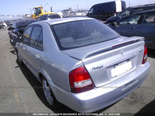 JM1BJ226731140290 - 2003 MAZDA PROTEGE DX/LX/ES SILVER photo 3