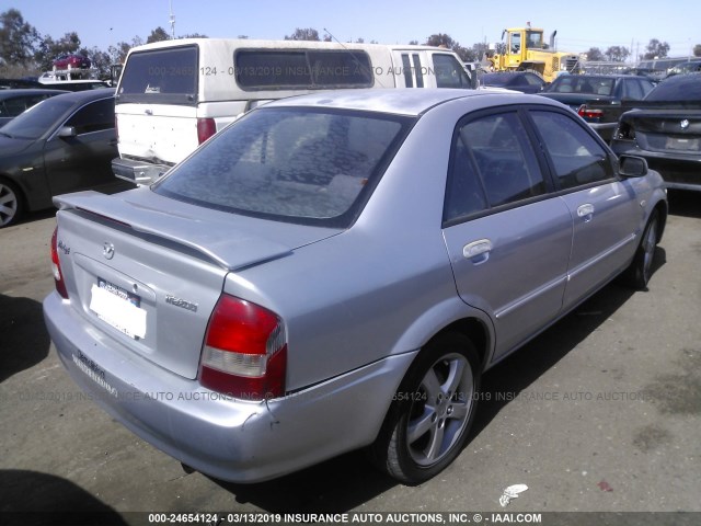 JM1BJ226731140290 - 2003 MAZDA PROTEGE DX/LX/ES SILVER photo 4