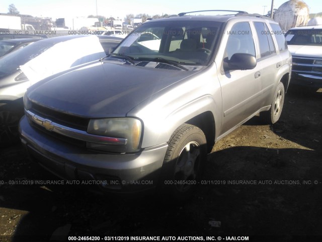 1GNDT13S972181925 - 2007 CHEVROLET TRAILBLAZER LS/LT BEIGE photo 2