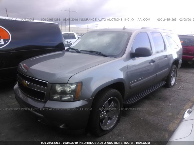 3GNFC16J28G168762 - 2008 CHEVROLET SUBURBAN C1500  LS GRAY photo 2