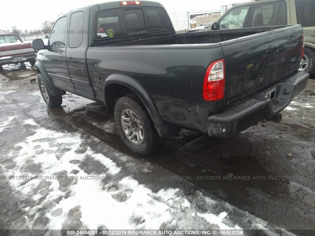 5TBBT44115S467760 - 2005 TOYOTA TUNDRA ACCESS CAB SR5 GREEN photo 3