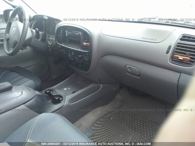 5TBBT44115S467760 - 2005 TOYOTA TUNDRA ACCESS CAB SR5 GREEN photo 5