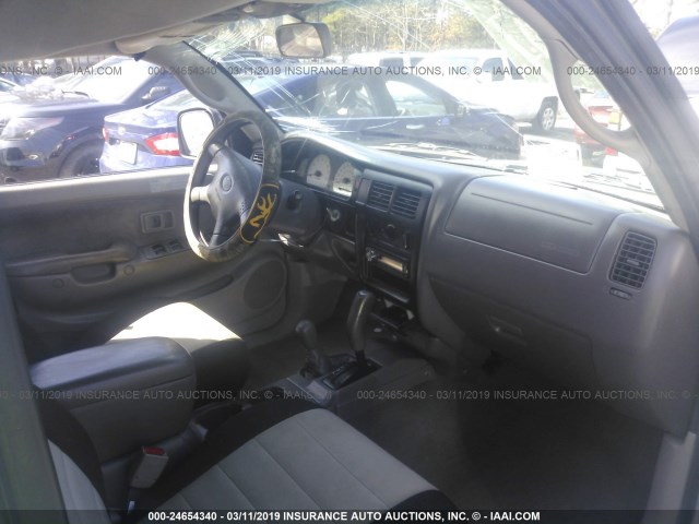 5TEHN72N62Z130986 - 2002 TOYOTA TACOMA DOUBLE CAB 银色 照片 5