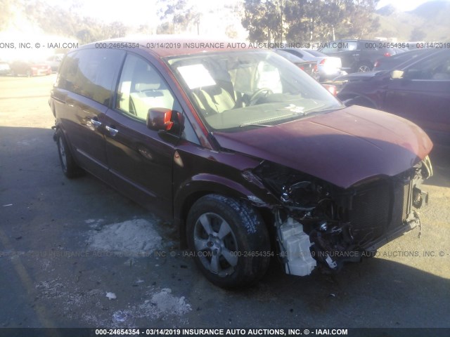 5N1BV28U57N117336 - 2007 NISSAN QUEST S/SE/SL RED photo 1