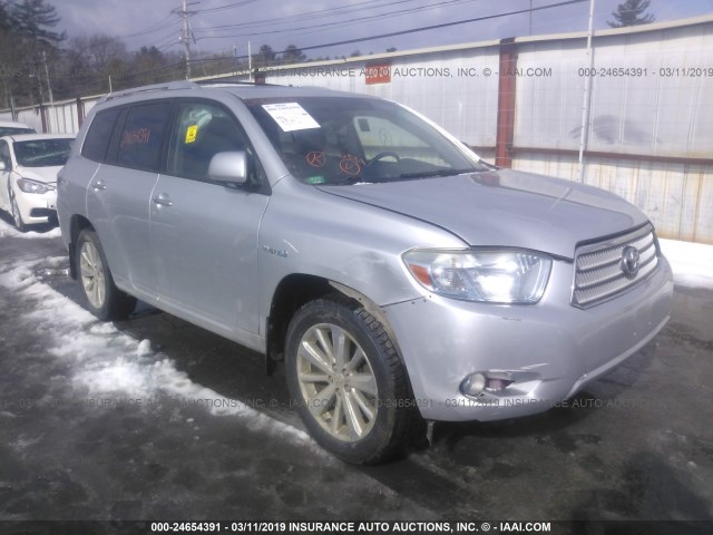 JTEEW44A382002657 - 2008 TOYOTA HIGHLANDER HYBRID LIMITED SILVER photo 1