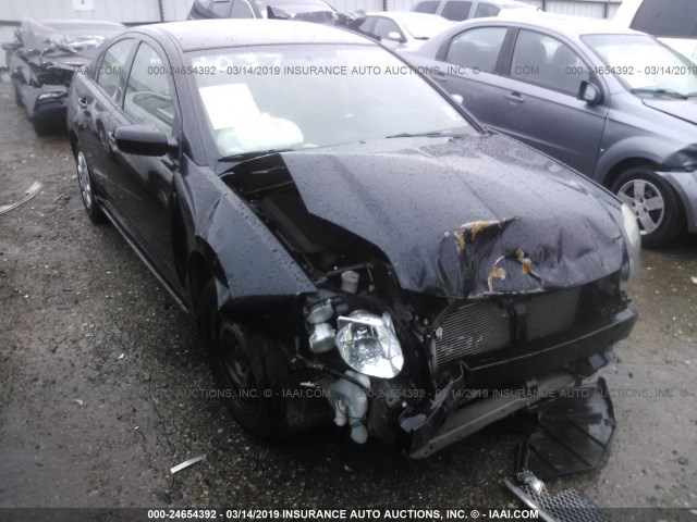 4A32B3FFXAE018538 - 2010 MITSUBISHI GALANT ES/SE BLACK photo 1