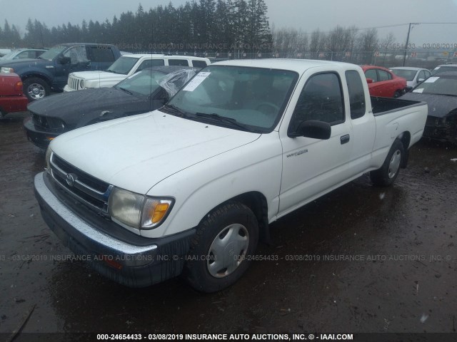 4TAVN52N5WZ092073 - 1998 TOYOTA TACOMA XTRACAB WHITE photo 2