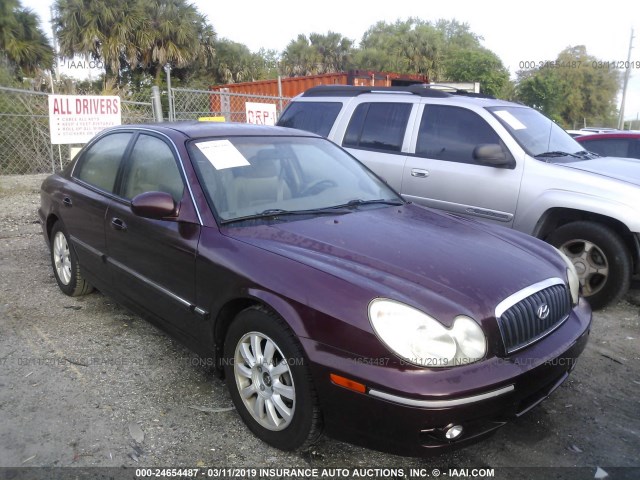 KMHWF35H95A129649 - 2005 HYUNDAI SONATA GLS/LX MAROON photo 6