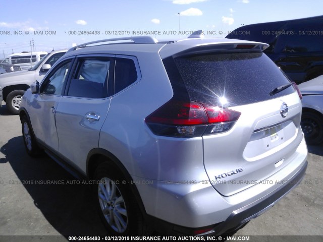 JN8AT2MT2JW454569 - 2018 NISSAN ROGUE S/SL/SV GRAY photo 3