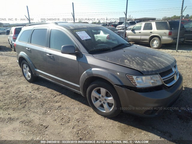 3C4PDDBG3CT307318 - 2012 DODGE JOURNEY SXT GRAY photo 1