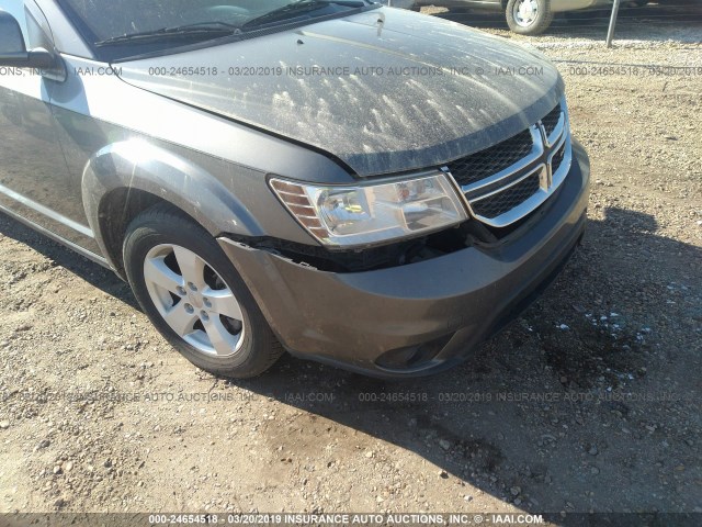 3C4PDDBG3CT307318 - 2012 DODGE JOURNEY SXT GRAY photo 6